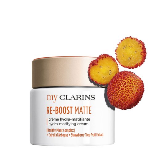 CLARINS RE-BOOST MATTE Crème hydra-matifiante - Peaux mixtes à CLARINS RE-BOOST MATTE Crème hydra-matifiante - Peaux mixtes à